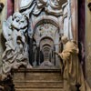 Church of Santa Cecilia, tombstone of Cardinal Mariano Rampolli