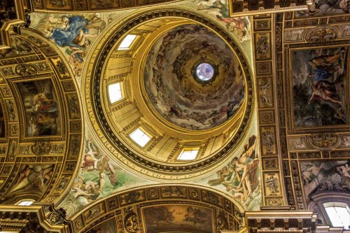 Giovanni Lanfranco, dekoracje kopuły bazyliki Sant'Andrea della Valle