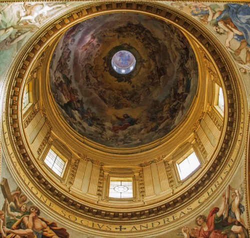 Giovanni Lanfranco, frescoes of the dome of the Basilica of Sant’Andrea della Valle