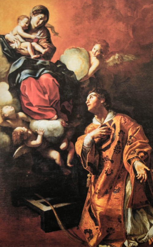 Giovanni Lanfranco, Virgin Mary Appearing to St. Lawrence, Palazzo Quirinale