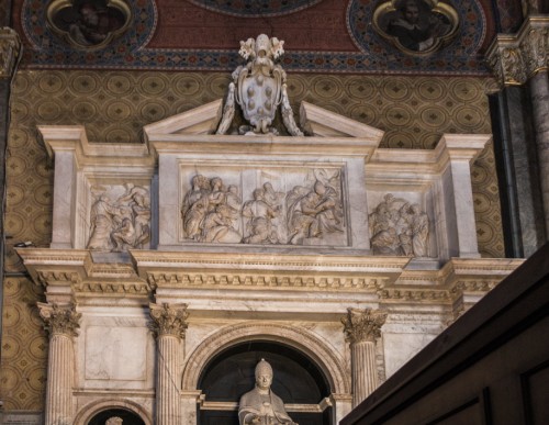 Funerary monument of Pope Leo X in the presbytery of the Basilica of Santa Maria sopra Minerva