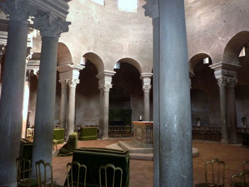 Church of Santa Constanza, interior of the present-day church, previously the Mausoleum of Constanza