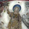 Church of Santa Constanza, Christian mosaics, Christ on a mountain in Paradise