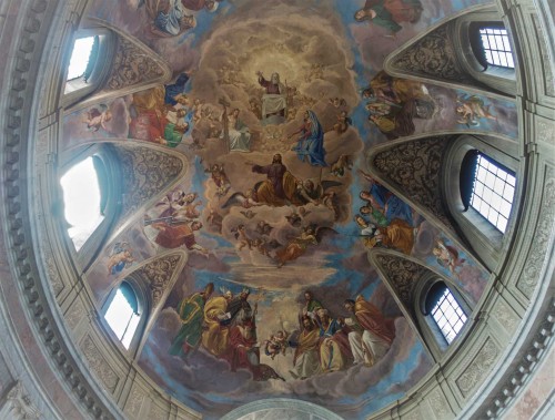 Church of San Giacomo in Augusta, dome – The Glory of St. James