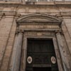 Façade of the Church of San Giacomo in Augusta with scallop shells – the symbol of St. James