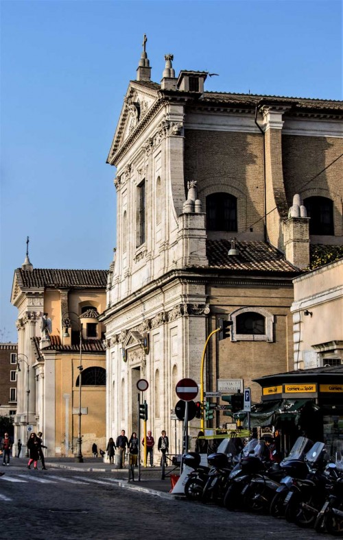 Church of San Girolamo dei Croati, in the background the Church of San Rocco