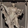 Sant'Ignazio, posąg św. Ignacego Loyoli, Camillo Rusconi -  odlew oryginału znajdującego się w bazylice San Pietro in Vaticano