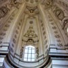 Church of Sant'Ivo alla Sapienza, elements of the Chigi coat of arms of Pope Alexander VII – mountains and eight-pointed stars