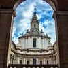 Church of Sant'Ivo alla Sapienza, upper part of the building, Francesco Borromini