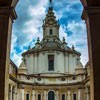 Church of Sant'Ivo alla Sapienza, view of the church dome