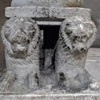 Basilica of San Lorenzo fuori le mura, lions supporting the paschal candelabra, XIII century