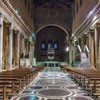 Basilica of San Lorenzo fuori le mura, nave added in the XII century by Pope Honorius III