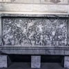 Basilica of San Lorenzo fuori le mura, sarcophagus from ancient times, church ambulatory