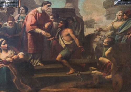 Church of San Lorenzo in Fonte (Santi Lorenzo e Ippolito), St. Lawrence Distributing Bread to the Poor