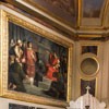 Basilica of San Lorenzo in Lucina, Chapel of St. Lawrence, Lawrence with the Poor in front of Emperor Valerian, Giuseppe Creti