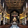 Basilica of San Lorenzo in Lucina, interior, view of a painting by Guido Reni – The Crucifixion