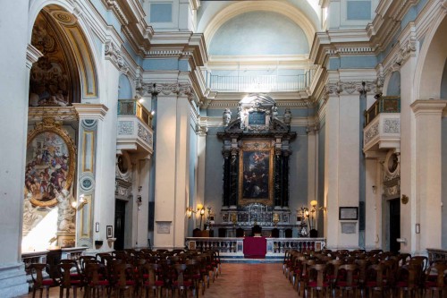 Church of San Lorenzo in Miranda reconstructed in the XVII century