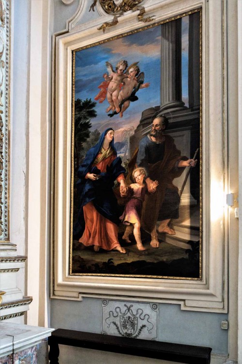 Church of San Lorenzo in Miranda, Holy Family, beginning of the XVIII century, unknown painter