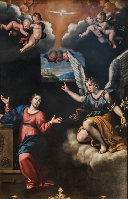 Church of San Lorenzo in Miranda, The Annunciation, Alessandro Fortuna