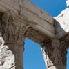 Church of San Lorenzo in Miranda, remains of Corinthian columns and ambulatory architrave in the Temple of Antoninus Pius and Faustina