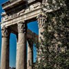 Curch of San Lorenzo in Miranda, remains of the Temple of Antoninus Pius and Faustina