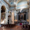 View of the interior of the Church of San Lorenzo in Miranda