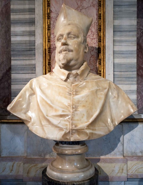 Gian Lorenzo Bernini, bust of Cardinal Scipione Borghese, Galleria Borghese