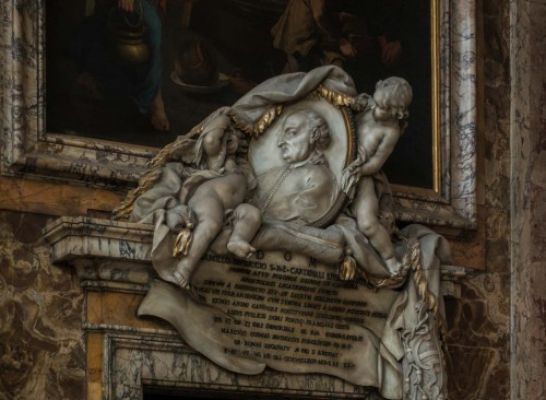 Church of San Marcello, monument commemorating Cardinal Camillo Merlini