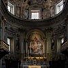 Church of San Marcello, main altar, The Glory of St. Marcellus, XIX century