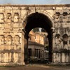 Arch of Janus seen from the Tiber