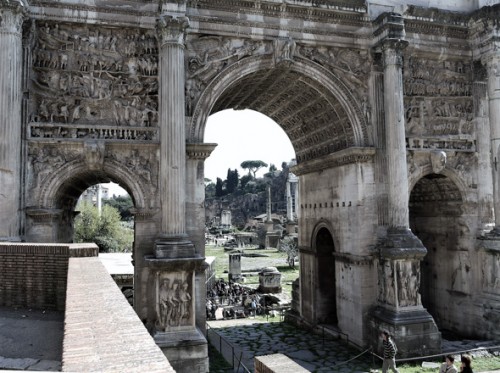 Triumphant arch of Emperor Septimius Severus