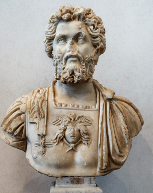 Popiersie cesarza Septymiusza Sewera, Museo Nazionale Romano - Palazzo Massimo