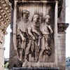 Triumphant arch of Emperor Septimius Severus, base with images of slaves