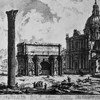 Triumphant arch of Emperor Septimius Severus, G.B. Piranesi, XVIII century