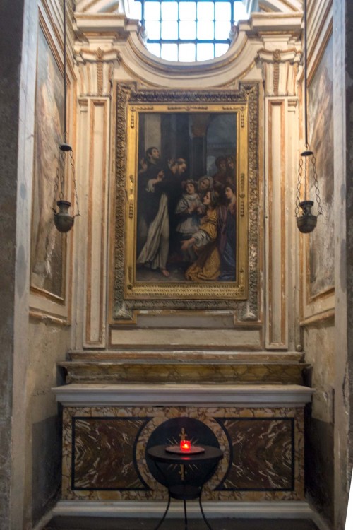 Basilica of San Marco, Chapel of St. Dominic, The Miracle of St. Dominic, Baccio Ciarpi, XVII century