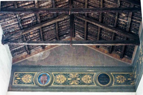 Basilica of San Marco, loggia delle benedizioni, frescoes from the XV century