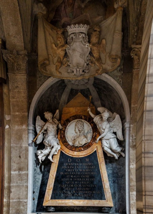 Basilica of San Marco, tombstone of Francesco Erizzo, Francesco Maratti