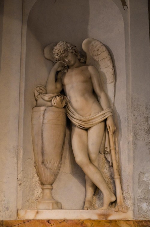 Basilica of San Marco, tombstone of Gabriella Scaglia di Saluzzo, Felice Festa, fragment