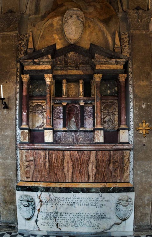 Basilica of San Marco, tombstone of Cardinal Francesco Pisani