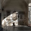 Portico of the Church of San Marco – inscription plates and elements of the old furnishings of the church