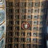 Basilica of San Marco, coffer ceiling from 1468 with the coat of arms of Pope Paul II