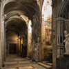 San Marco, left nave of the church with the funerary monument of Cardinal Pietro Basadonna in the front