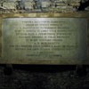 Inscription plate commemorating the deposition of the relics of the holy martyrs, crypt of the Church of San Marco