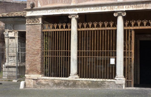 Portico of the Church of San Giorgio in Velabro, fragment