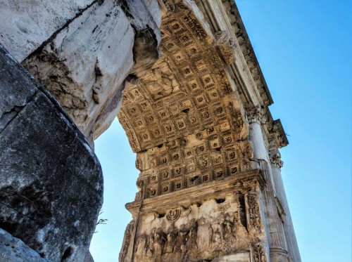 Triumphant arch of Emperor Titus, Forum Romanum