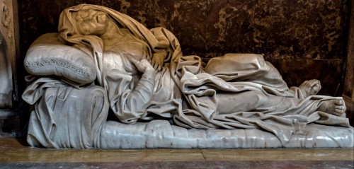 Giovanni Battista Maini, Dying  St. Anne, Church of Sant’Andrea delle Fratte