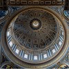 Michelangelo, interior of the dome of the Basilica of San Pietro in Vaticano, completed by Giacomo della Porta