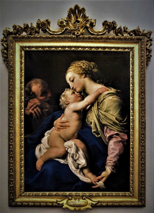 Madonna z Dzieciątkiem Jezus, Pompeo Batoni, ok. 1760 r., Musei Capitolini - Pinacoteca Capitolina