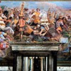 San Giovanni Baptistery, fresco above the enterance to the Chapel of St. John the Baptist, Constantine’s Victory over Maxentius, A. Camassei, XVII century