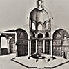 View of the San Giovanni Baptistery in the XVI century – drawing by A. Lafrery, according to R. Krautheimer Rom. Schicksal einer Stadt